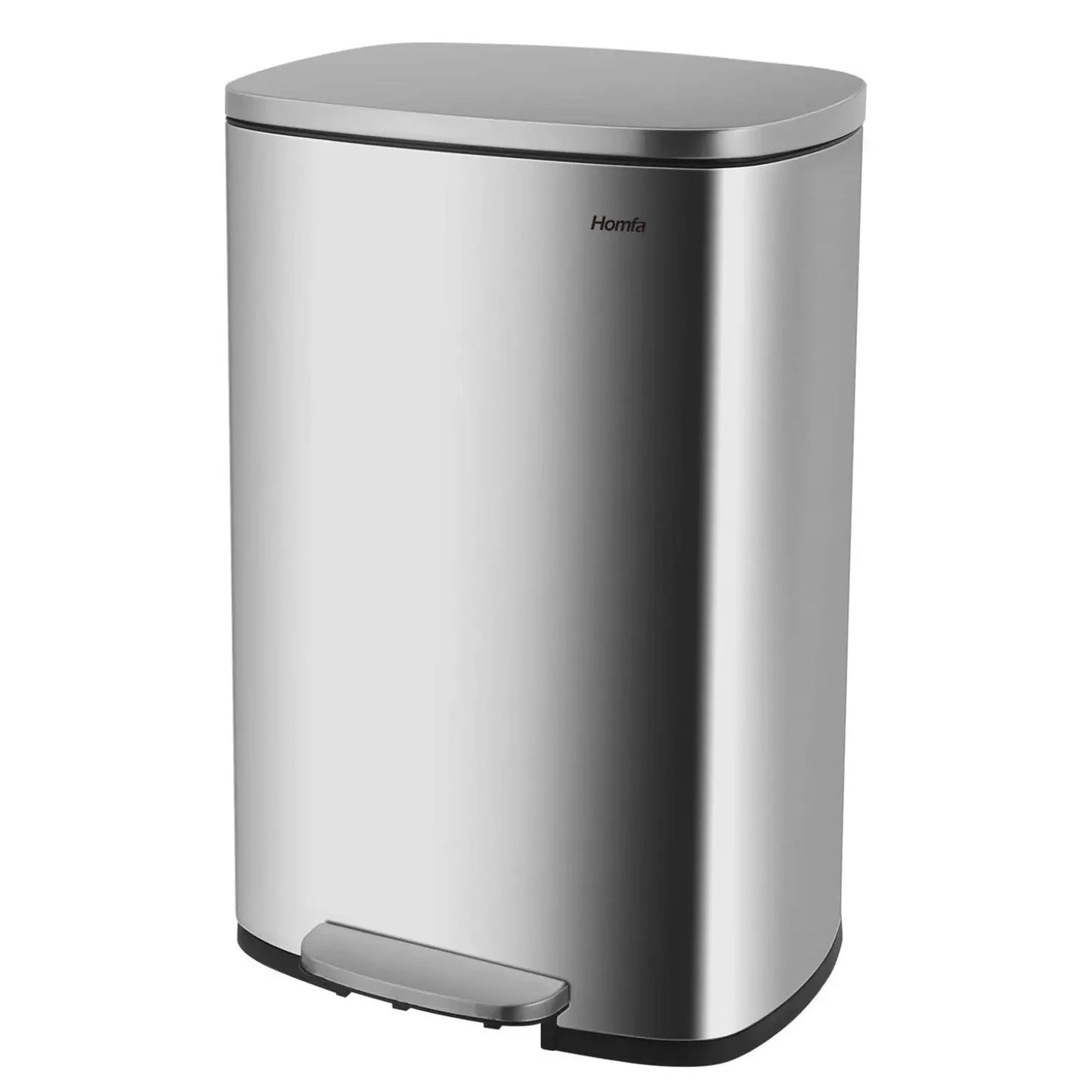 Kitchen Trash Can, Stainless Steel 50 Liter