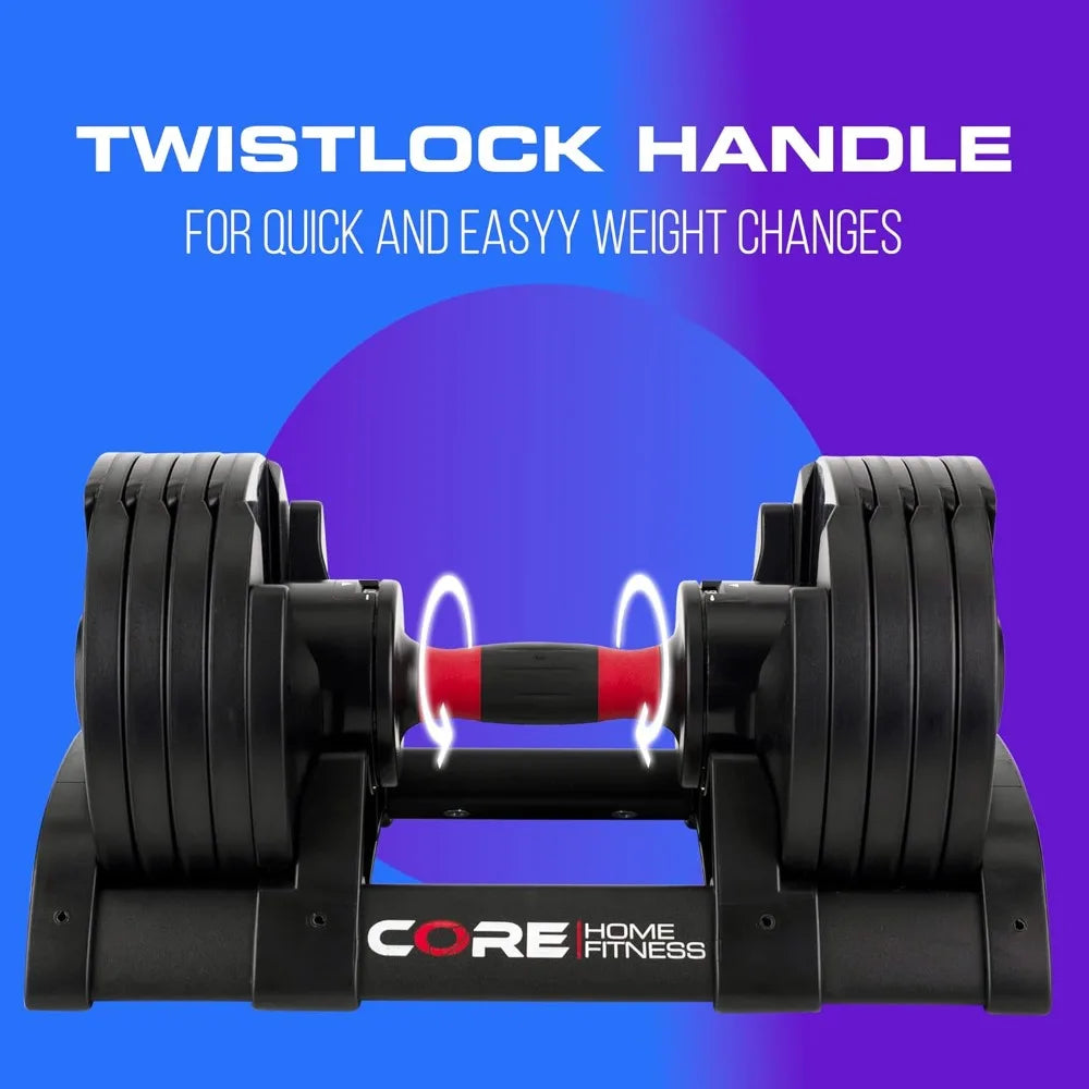 Adjustable Dumbbell Weight Set