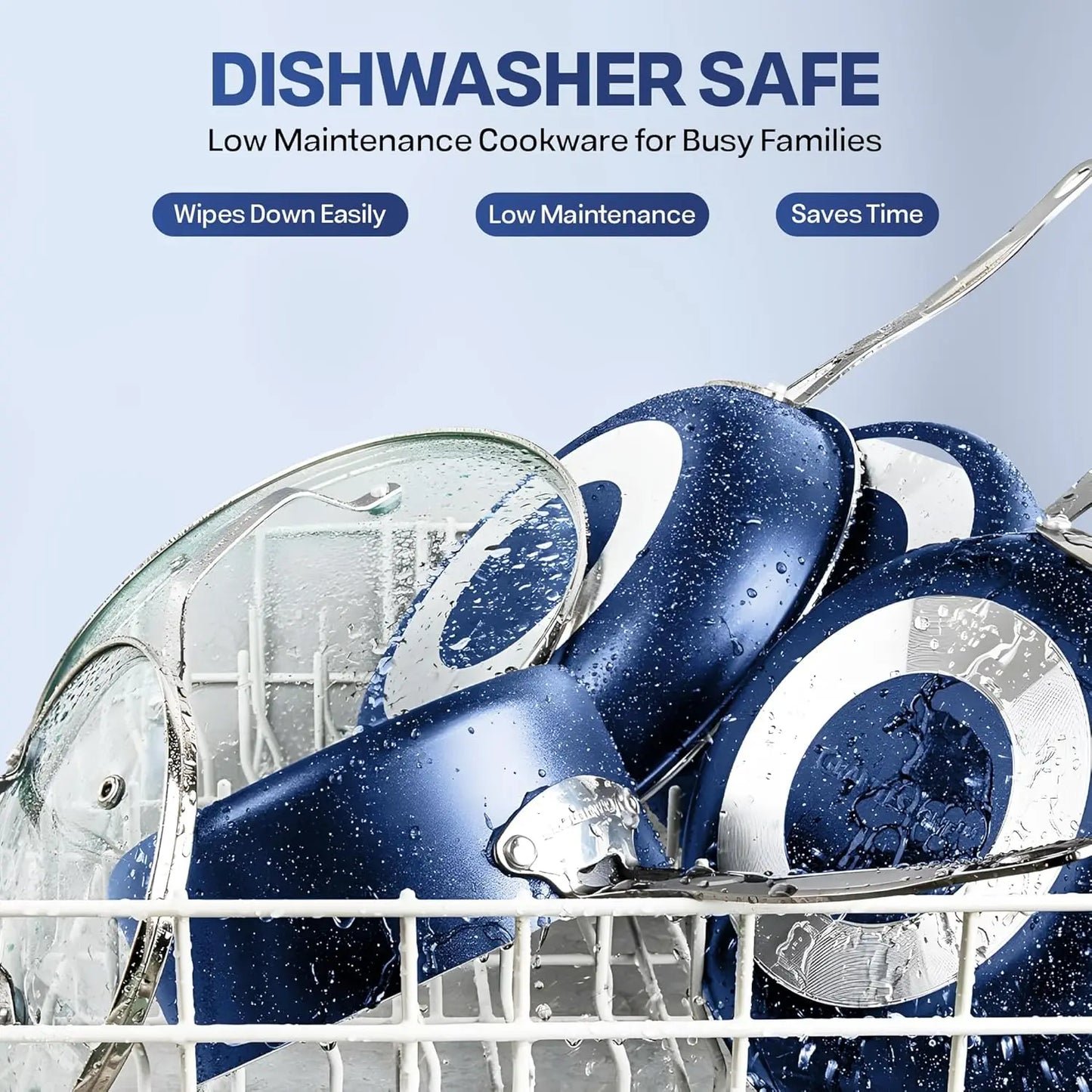 20 Pc Pots and Pans Set Non Stick Cookware