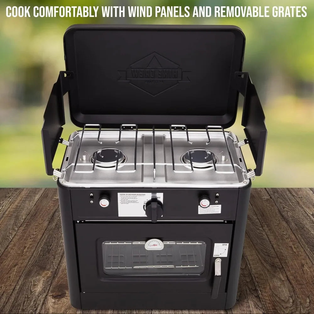 Outdoor Gas Camping Oven w/Carry Bag