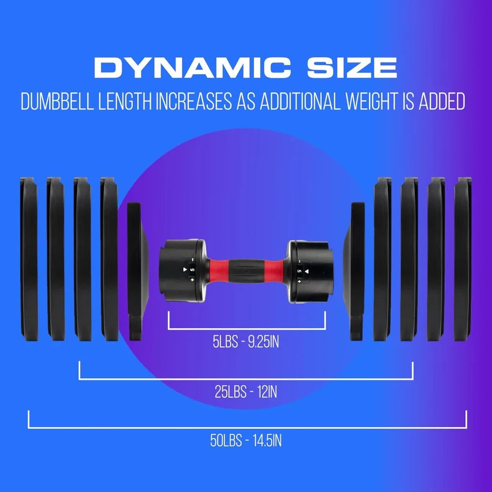 Adjustable Dumbbell Weight Set