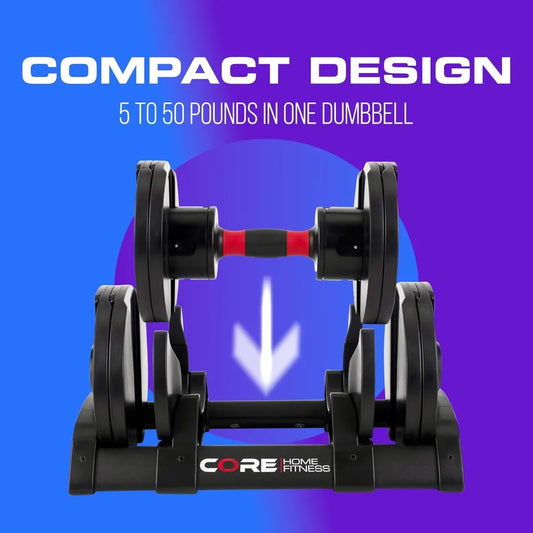 Adjustable Dumbbell Weight Set