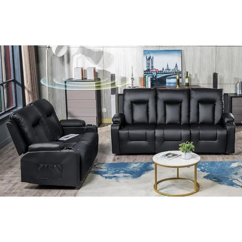 Living Room Furniture Leather Loveseat