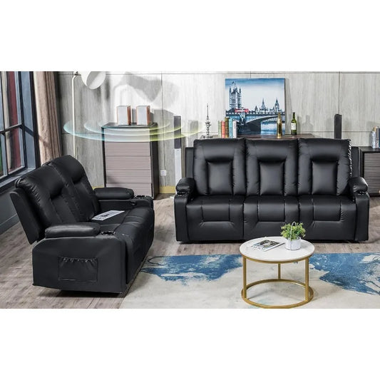 Living Room Furniture Leather Loveseat