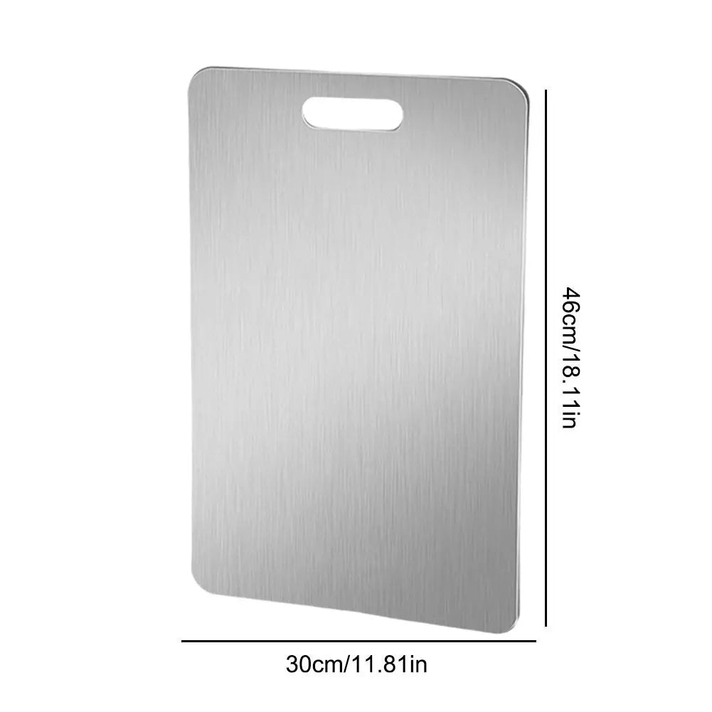 Stainless Steel Cutting Board Double Sided Chopping