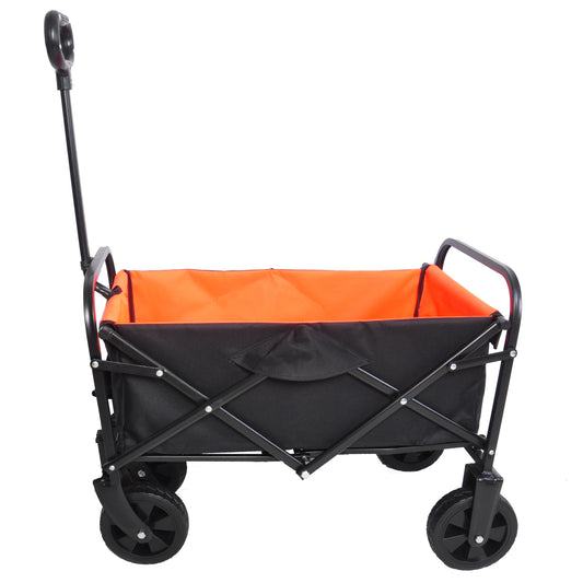 Folding Wagon  Beach Cart Black