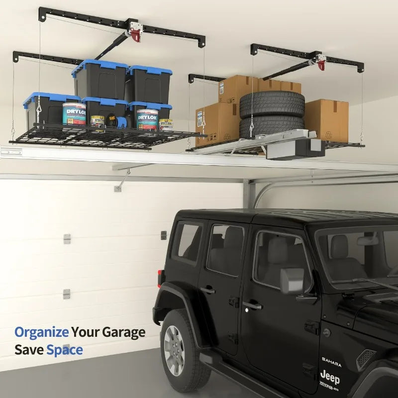 Overhead Garage Storage Rack