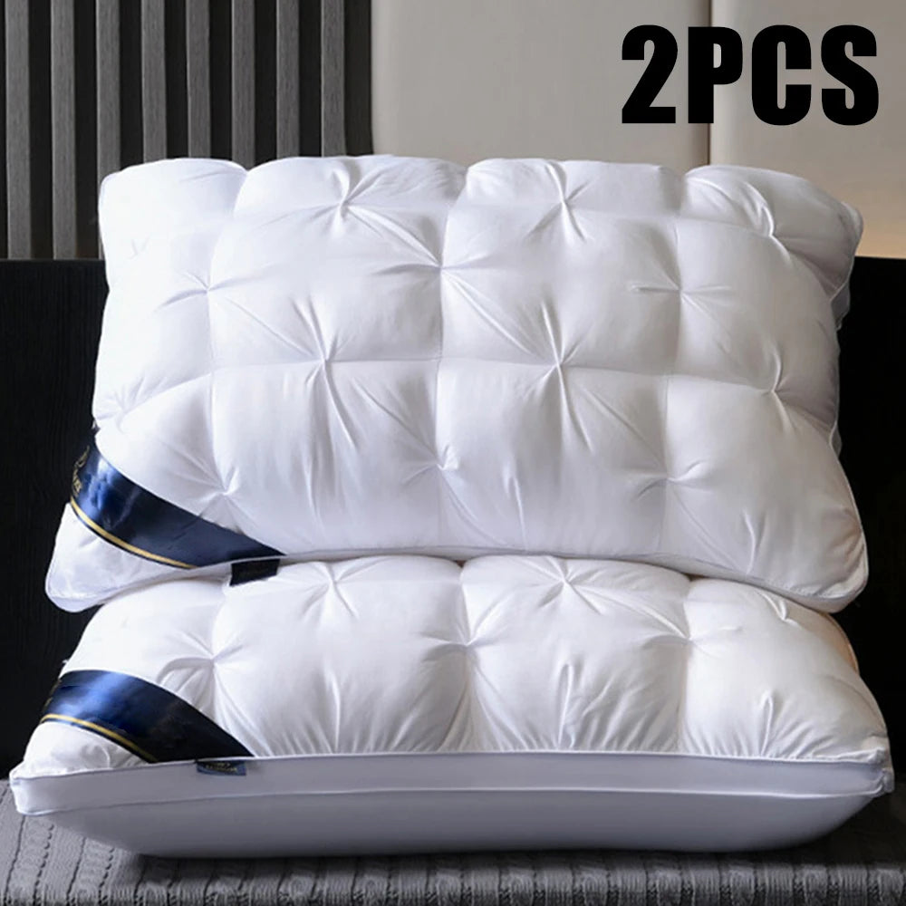 2PS Set, Soft Support Pillows for Beds,